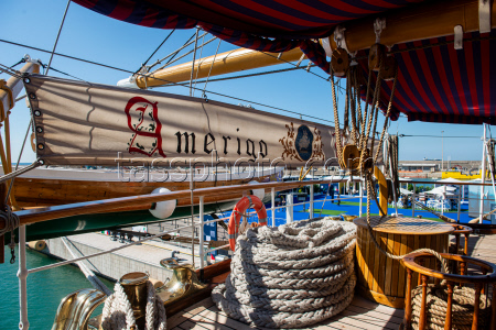 Lâ€™ Amerigo Vespucci Arriva Al Porto Di Civitavecchia