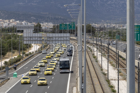 48-hour cab strike in Athens
