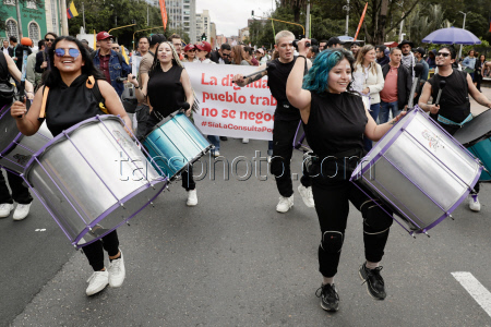 National strike begins with transport blockades in Bogota and limited public turnout