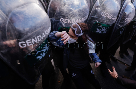 Argentinean retiree protest in Buenos Aires