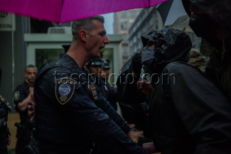 Акция протеста в Нью-Йорке против миграционной политики президента США Дональда Трампа