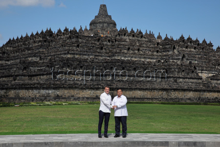 French President Emmanuel  Macron visits Indonesia