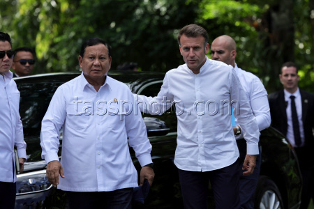 French President Emmanuel  Macron visits Indonesia