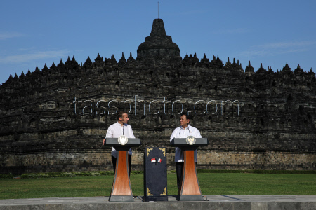 French President Emmanuel  Macron visits Indonesia