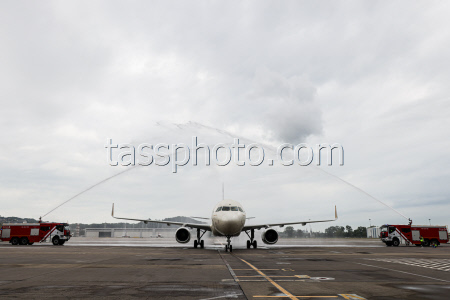 First Etihad Airways flight from Abu Dhabi lands in Sochi