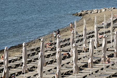 Anapa beaches in southern Russia