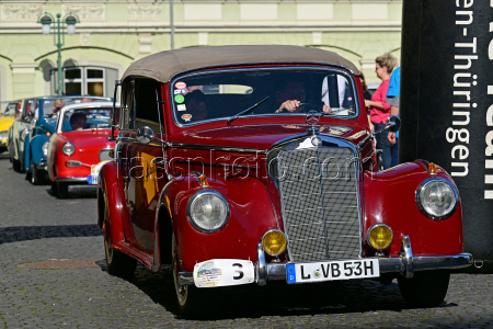 Start of the ADAC Oldtimer Tour Thuringia