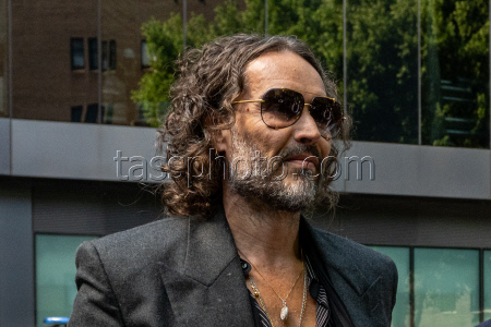 Russell Brand Attends Southwark Crown Court For Plea Hearing