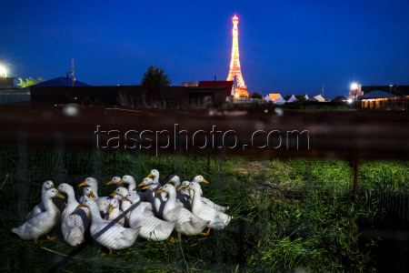 Village of Parizh in Chelyabinsk Region, Russia