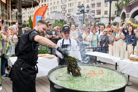 Food festival Moscow Rides the Wave. The Fish Week