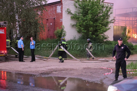 Пожар в Красногорске