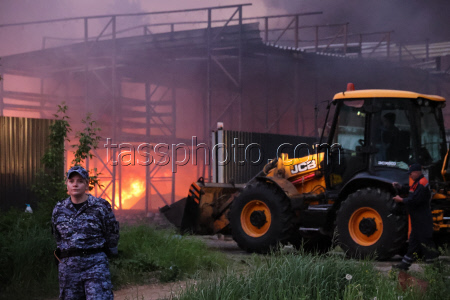 Пожар в Красногорске