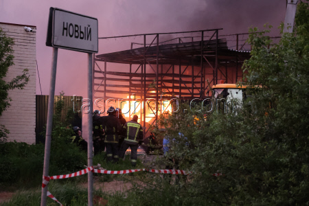 Пожар в Красногорске