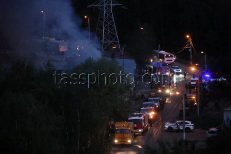Пожар в Красногорске