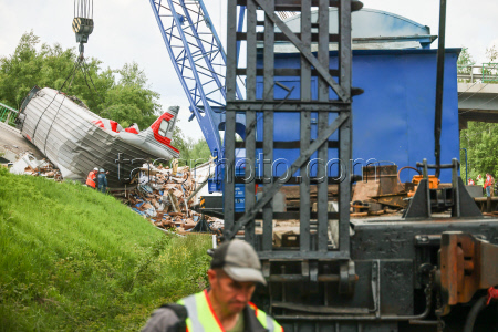 Train derailment in Bryansk Region, Russia