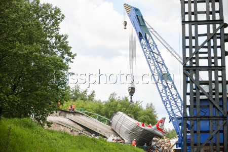 Train derailment in Bryansk Region, Russia