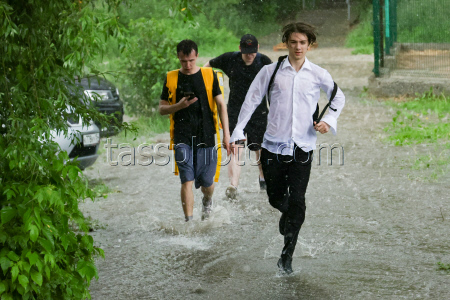 Дождь в Новосибирске