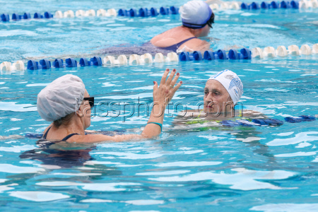 Chaika open-air swimming pool in Moscow