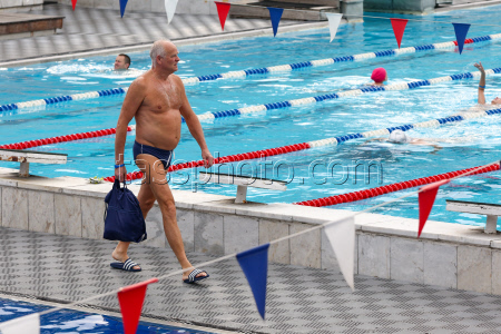 Chaika open-air swimming pool in Moscow