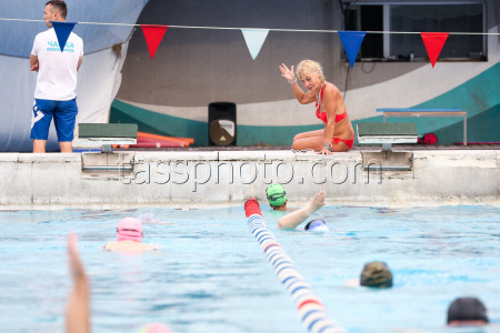 Chaika open-air swimming pool in Moscow