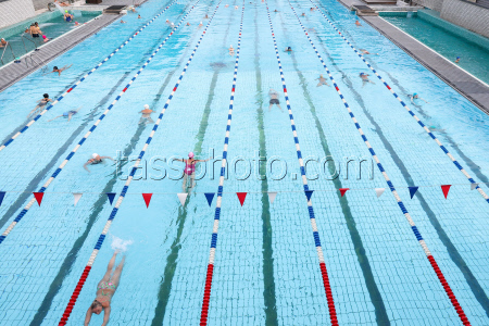 Chaika open-air swimming pool in Moscow