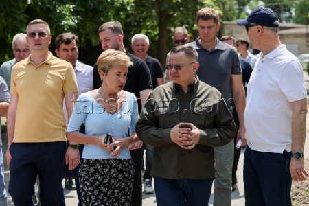 Russian Construction, Housing and Utilities Minister Faizullin on working trip to Kherson Region