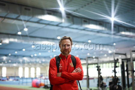 Russian men's national football team in training near Moscow
