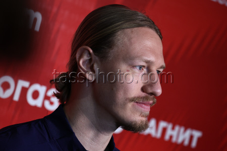 Russian men's national football team in training near Moscow