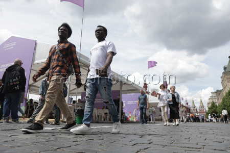 Red Square Book Festival in Moscow