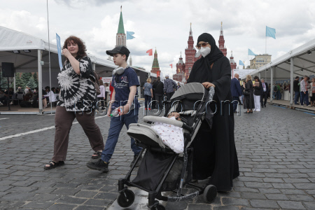 Red Square Book Festival in Moscow