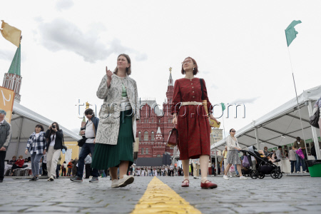 Red Square Book Festival in Moscow