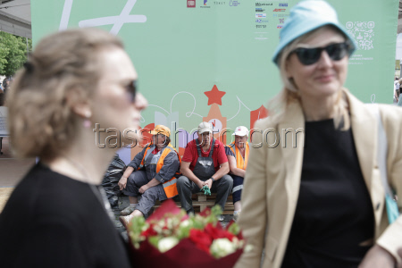 Red Square Book Festival in Moscow