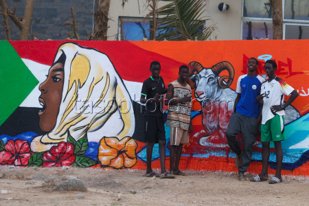 Senegal artists protest Israel's so-called livestock donation with murals