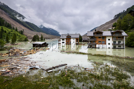 Aftermath of Birch Glacier collapse in Switzerland