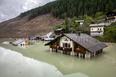 Aftermath of Birch Glacier collapse in Switzerland