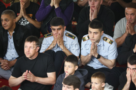 Muslims celebrate Eid-al-Adha in Simferopol