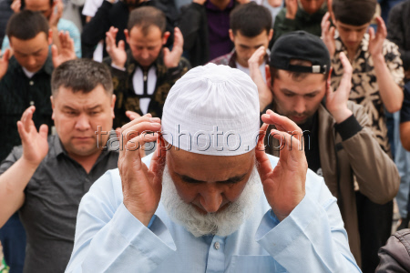 Muslims celebrate Eid-al-Adha in Moscow